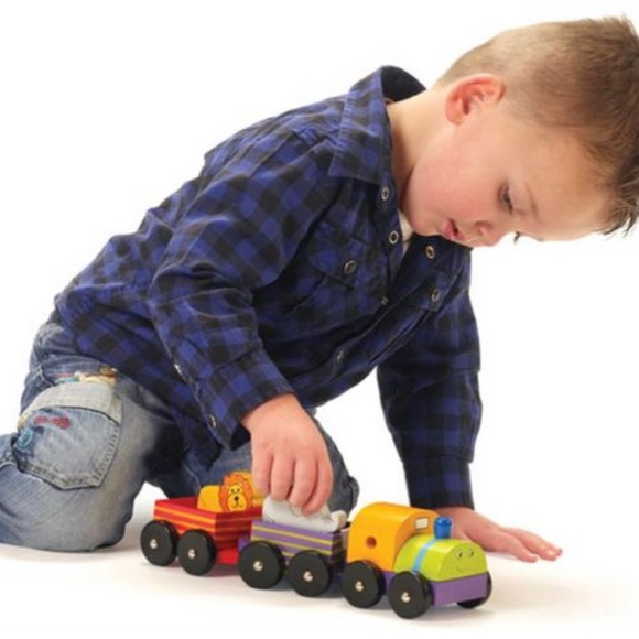 Orange Tree Toys, First animal train, wooden toy - Picture 2 of 3